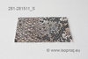 Auto-Kunstleder, Schlangen- oder Krokodiloptik - Rollenbreite ca. 1400-1500 mm, schwarzbraun